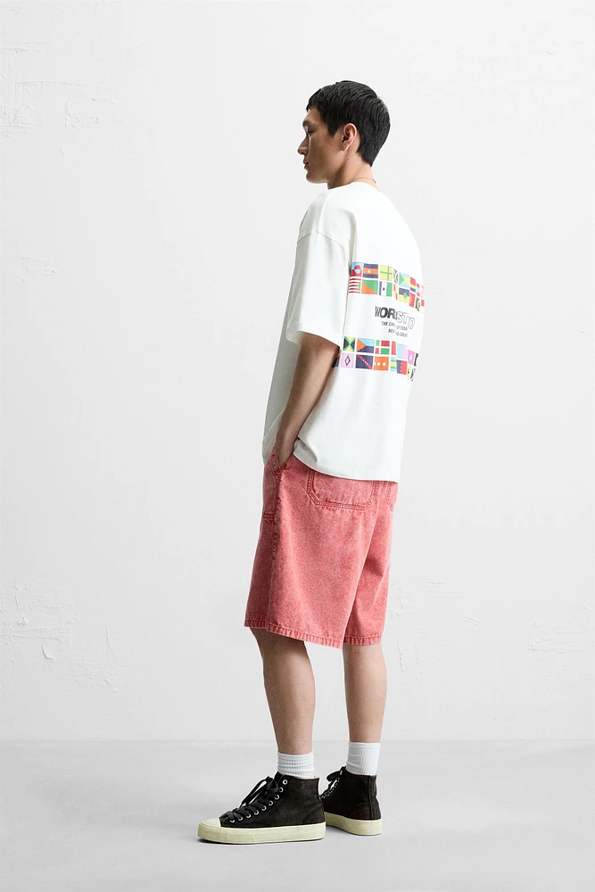 FLAGS PRINTED T-SHIRT