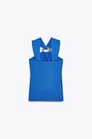 HALTER KNIT TOP