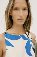 TOP FANTAISIE IMPRIMÉ FLORAL