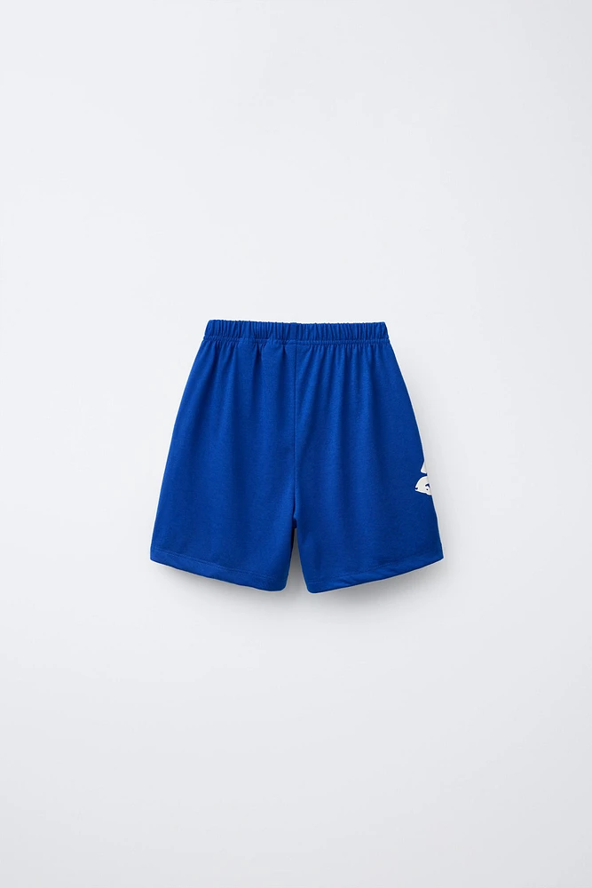 6-14 ANS/ PYJAMA T-SHIRT ET BERMUDA VOITURES