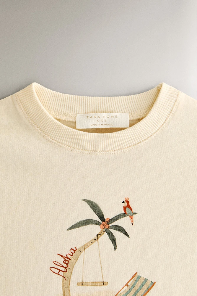 T-SHIRT ENFANT COTON PALMIER