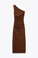 ROBE EN POLYAMIDE ASYMÉTRIQUE
