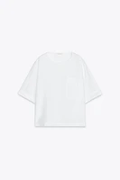 100% LINEN BLOUSE WITH POCKET ZW COLLECTION