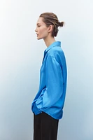 SATIN EFFECT BASIC SHIRT
