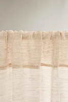 LOW OPACITY DOUBLE-WIDE FINE CURTAIN