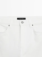 Jean large taille haute