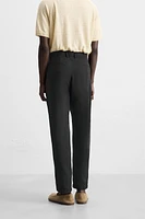 COTTON LINEN PANTS