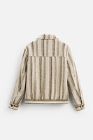 TEXTURED STRIPE JACKET