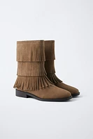 FRINGE BOOTS