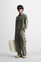 100% LINEN OVERSHIRT