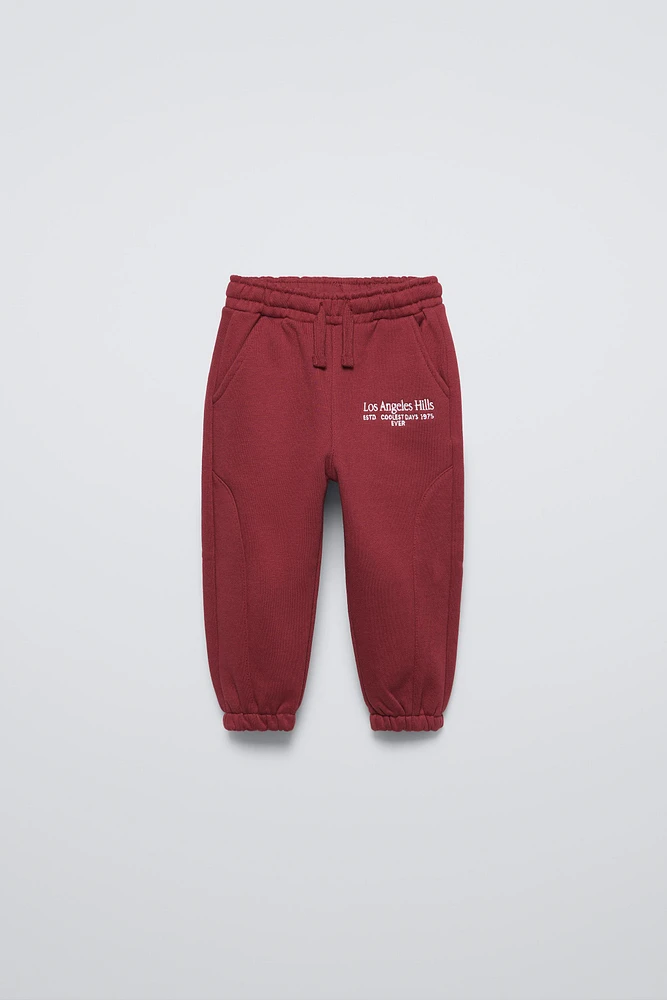 PANTALON DE JOGGING BRODÉ