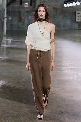 100% LINEN PANTS ZW COLLECTION