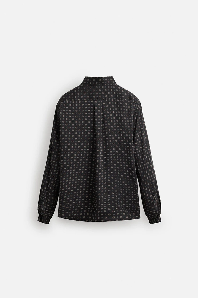 CHEMISE À IMPRIMÉ GÉOMÉTRIQUE ÉDITION LIMITÉE