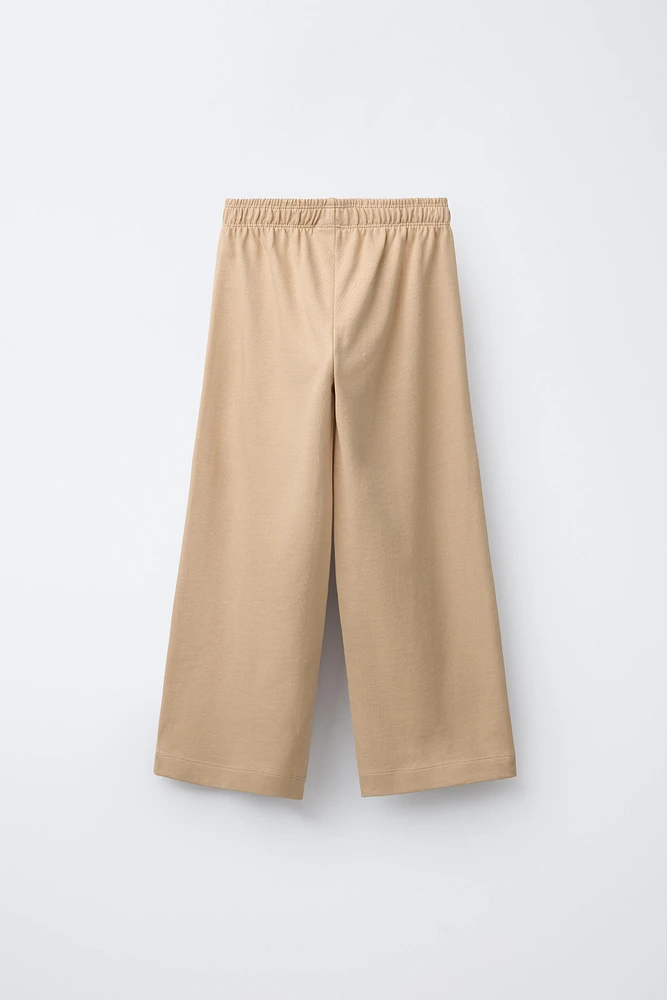 PANTALON WIDE LEG HEAVY WEIGHT LISSE