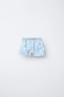 2-6 YEARS/ PALM TREE SWIM SHORTS