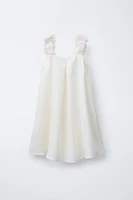 ROBE 100 % LIN ORGANZA