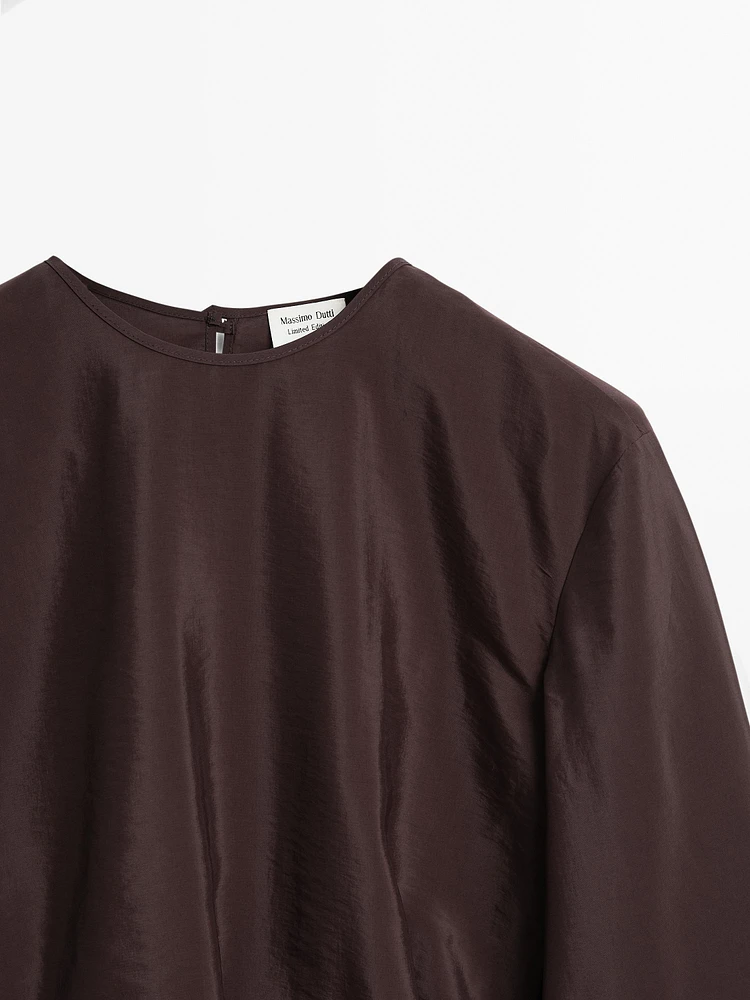 Chemise satinée fendue - Limited Edition