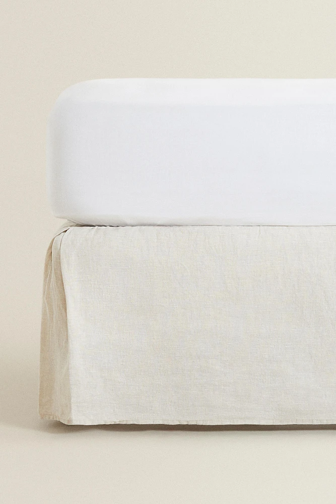 FADED LINEN BEDSKIRT