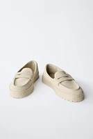 MOCASSINS SPORT EN DAIM