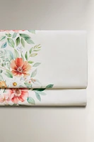 DRAP DE DESSUS COTON IMPRIMÉ FLEUR
