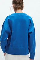 SWEAT EN MAILLE LISSE