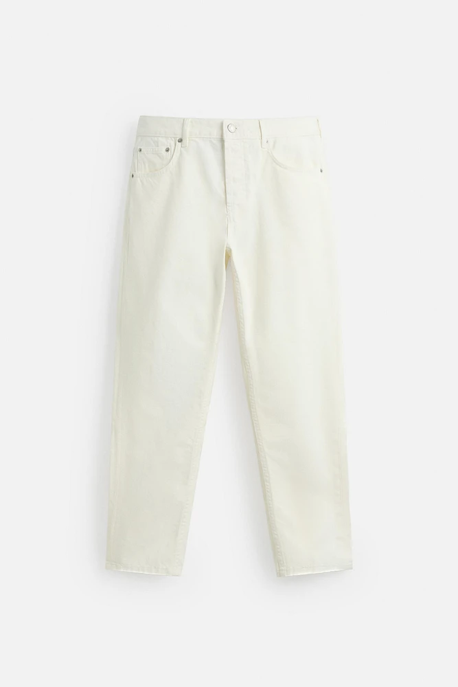 SLIM CROPPED FIT JEANS