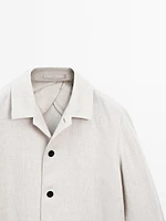 Surchemise délavée 100 % lin - Limited Edition