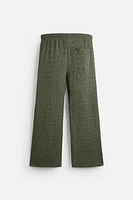 PANTALON STRUCTURÉ À TEXTURE