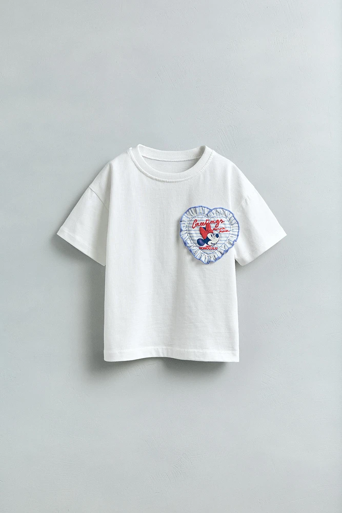 T-SHIRT CŒUR MINNIE MOUSE © DISNEY