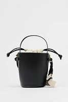 DRAWSTRING BUCKET BAG