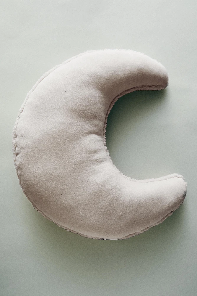 COUSSIN ENFANT LUNE FAUSSE FOURRURE GAZE