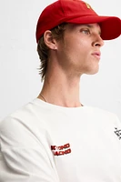 CONTRAST EMBROIDERED CAP