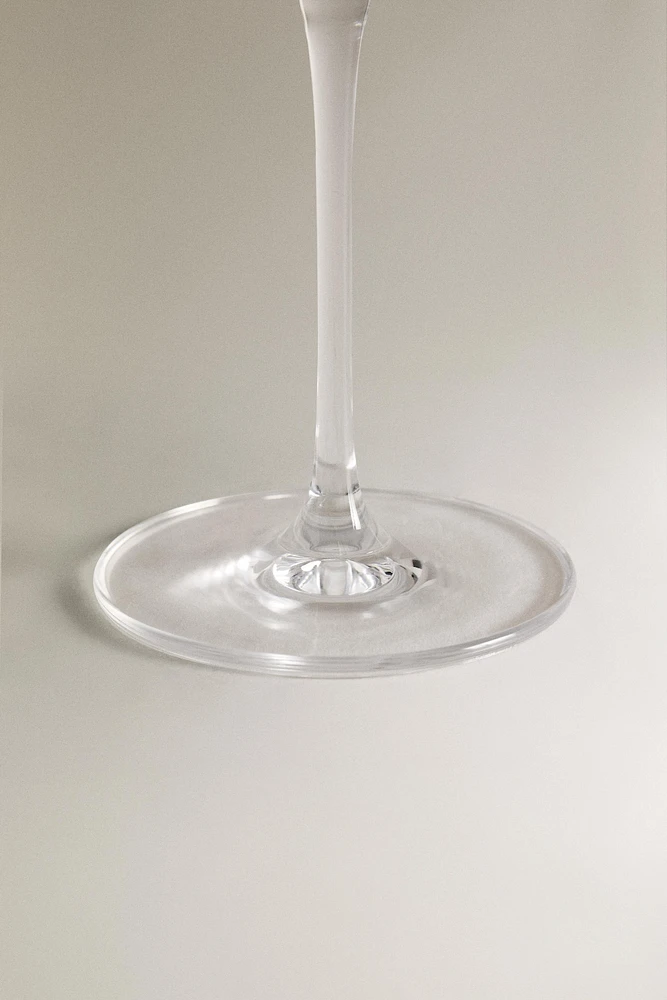 VERRE À VIN CRISTALLIN RELIEF