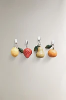 LOT PINCES À NAPPE FRUIT (LOT DE 4)