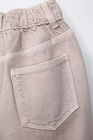 TWILL BALLOON PANTS