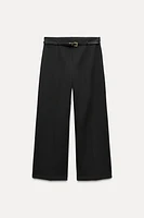 BELTED CULOTTE PANTS ZW COLLECTION