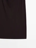 Midi skirt with pleated detail - Studio