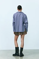 OVERSIZED POPLIN SHIRT