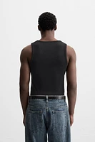 BASIC RIBBED TANK TOP