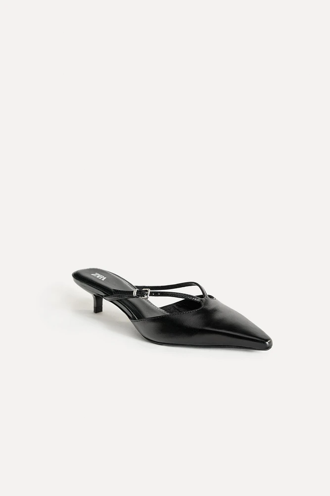 MULES EN CUIR À TALONS 50E ANNIVERSAIRE