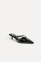 MULES EN CUIR À TALONS 50E ANNIVERSAIRE