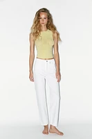JEAN TRF MOM FIT AVEC TAILLE HAUTE