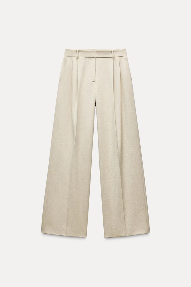 WIDE LEG PANTS WITH DARTS