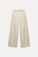 WIDE LEG PANTS WITH DARTS