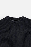 RIBBED TEXTURED SWEATER