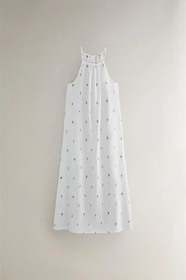 CHEMISE DE NUIT COTON MINIFLEUR