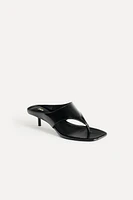 HIGH HEELED LEATHER SANDALS 50TH ANNIVERSARY