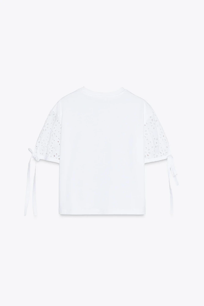 EMBROIDERED TIE T-SHIRT