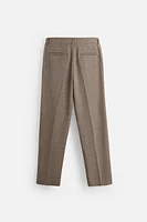 PANTALON DE COSTUME STRUCTURÉ RAYURES