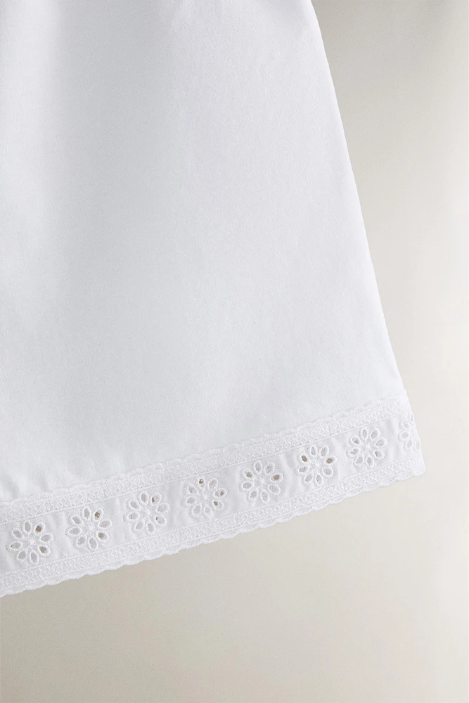 LACE COTTON SHORTS